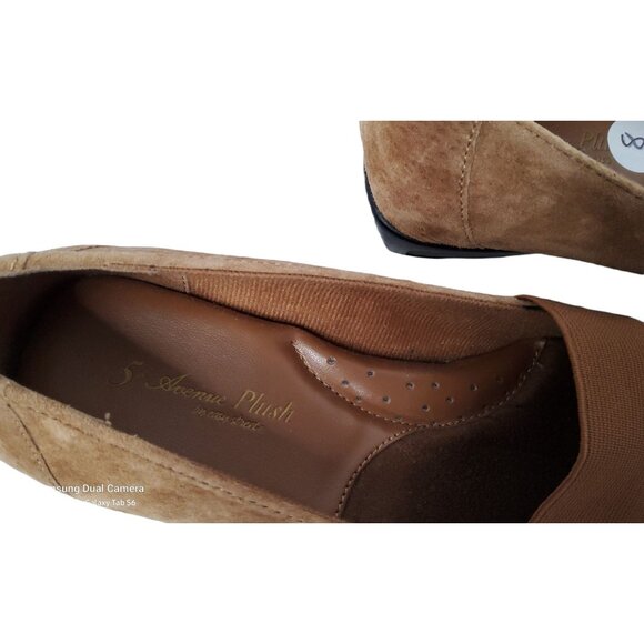 easy street womens 5th avenue plush brush leather slip on loafers size 8m. - Picture 4 of 6